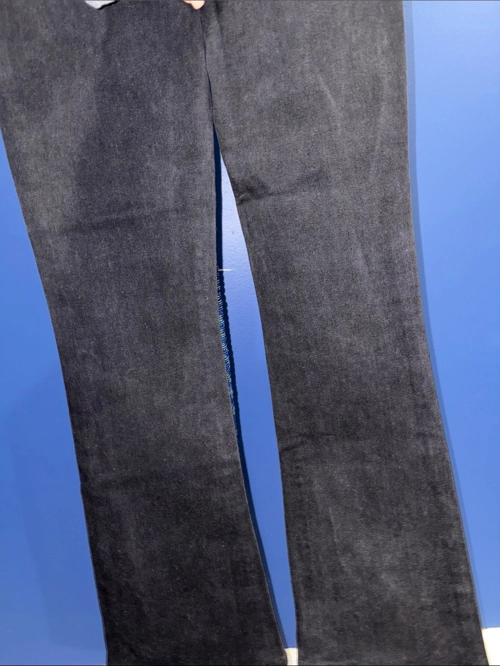 PAIGE- Black Flare Stretch Jeans – Size 30 / 10 - Picture 13 of 14